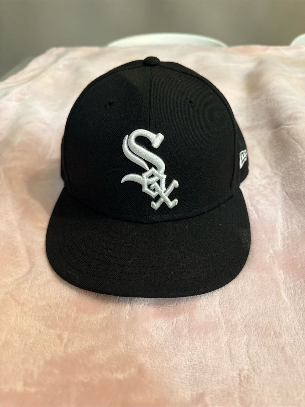 New Era Black Cap with White Chicago Sox Logo